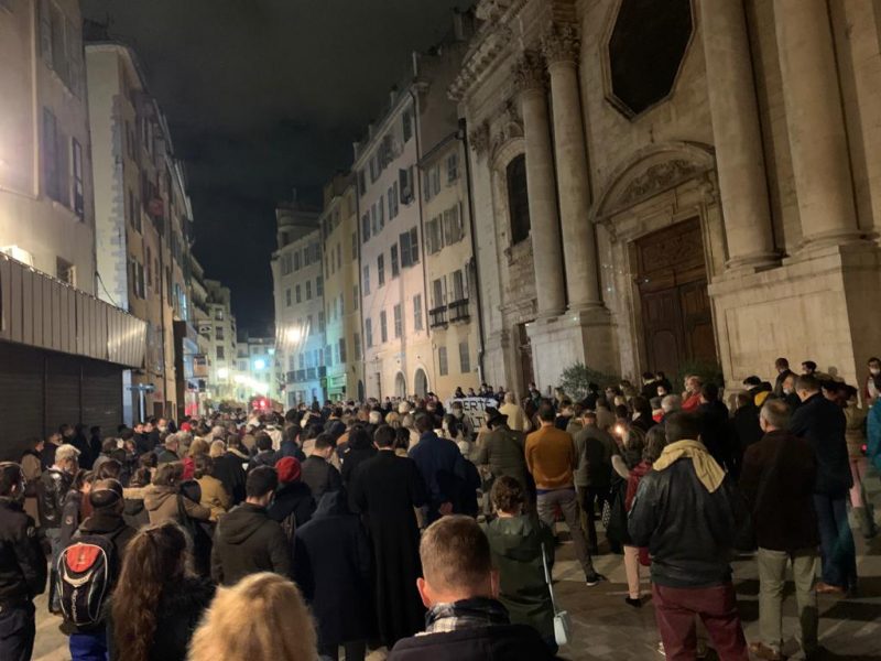 Plus de 300 personnes rassemblées pour la messe à Toulon