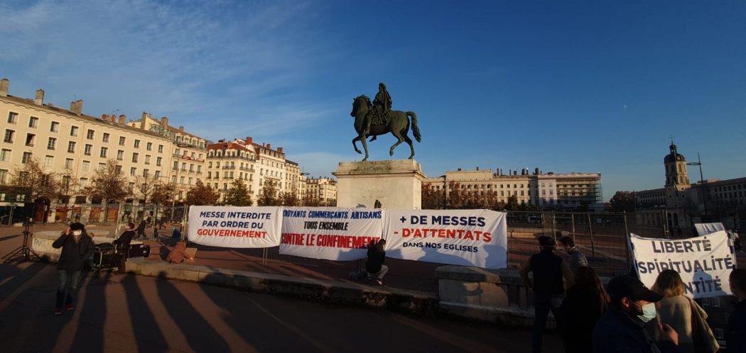 « Rendez nous la liberté » : manifestation pour la messe à Lyon