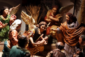 Invitation de la sainte famille pour Noel