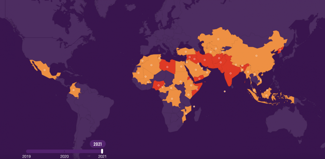 Plus de 340 millions de chrétiens sont persécutés et discriminés Capture-decran-2021-01-13-a-190307-1050x515