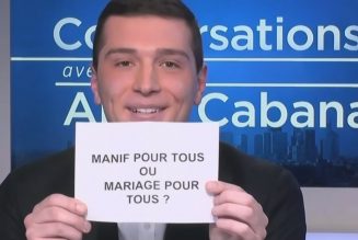 Jordan Bardella (RN) : “Le mariage pour tous est aujourd’hui un acquis”