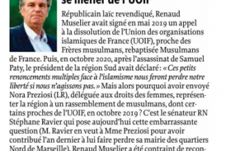 “Républicain laïc” et “en même temps” représenté dans un rassemblement d’islamistes!