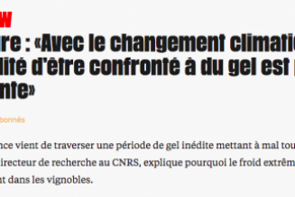 Nous allons geler car la planète se réchauffe!