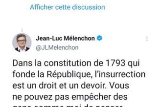 L’insurrection est permise, uniquement si vous êtes de gauche
