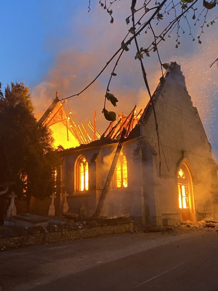 Eure : l’église de Romilly-la-Puthenaye est partie en fumée