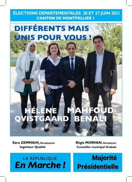 La candidate LREM voilée proche des Frères musulmans