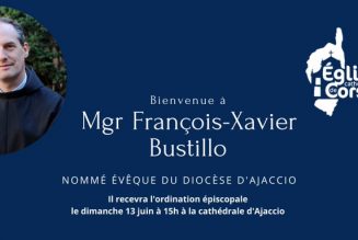Le pape François a nommé Mgr François Bustillo évêque d’Ajaccio