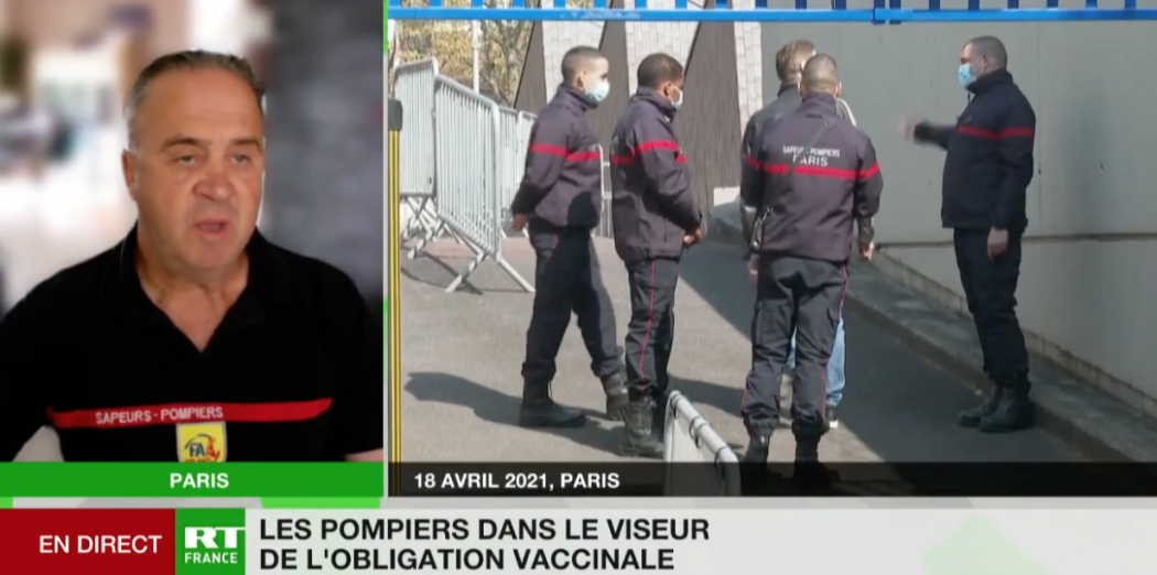 Des pompiers s’opposent à l’obligation vaccinale