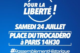 Environ 200 manifestations contre le passe sanitaire, pour nos libertés [Mis à jour]