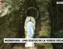 Une statue de la Sainte Vierge décapitée dans le Morbihan