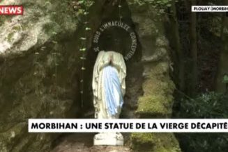 Une statue de la Sainte Vierge décapitée dans le Morbihan
