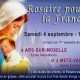 Rosaire pour la France – samedi 4 septembre – 10h – Ars-sur-Moselle et Metz-Vallières