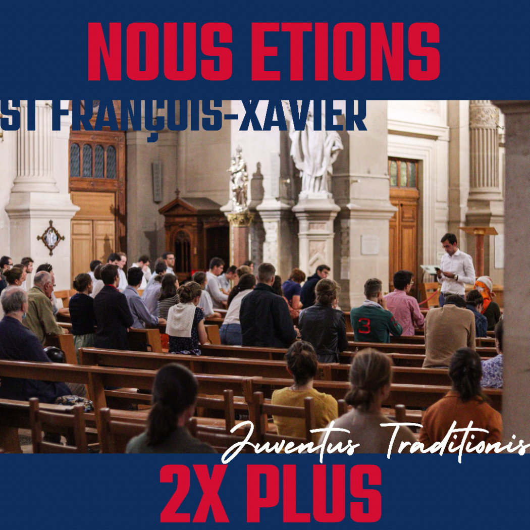200 personnes prient le chapelet à Saint-François-Xavier pour le retour de la messe des étudiants