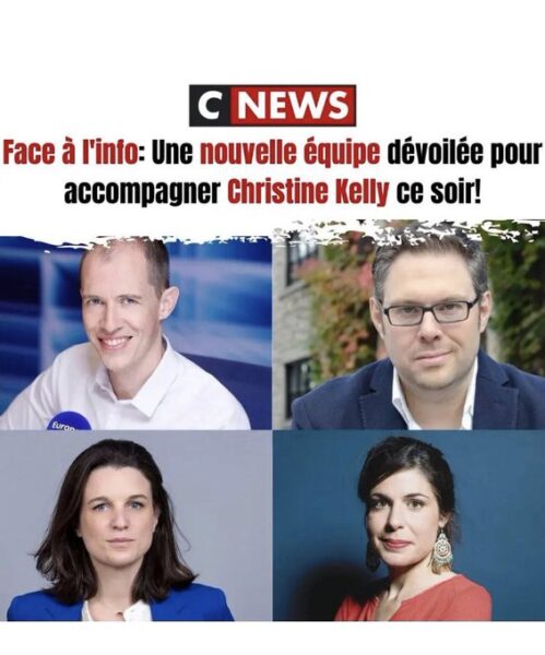 Charlotte d’Ornellas, Mathieu Bock-Côté, Eugénie Bastié et Dimitri Pavlenko dans Face à l’info