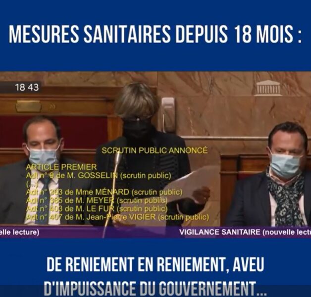 Le projet de loi sur la dictature sanitaire a été voté en deuxième lecture