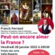 28 janvier – Conférence : « Peut-on encore aimer la France ? » avec Franck Ferrand