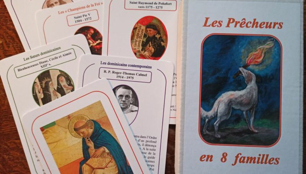 Les Prêcheurs en 8 familles – Jeu de cartes des Dominicaines sur Livres en Famille