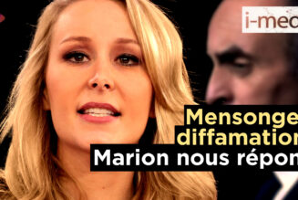 I-Média – Mensonges, diffamations : Marion Maréchal répond