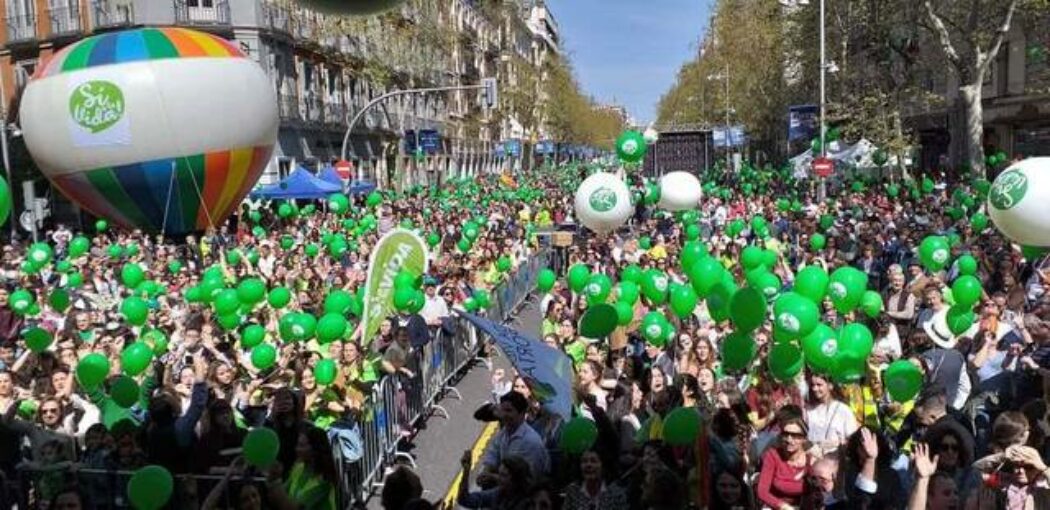 Marche pro-vie à Madrid