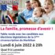 « La famille, promesse d’avenir » – Echange avec les candidats aux élections législatives – 5ème Circonscription du Morbihan
