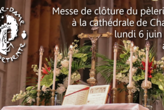 Messe de clôture du pèlerinage de Chartres