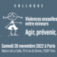 26 novembre :  les violences sexuelles entre mineurs