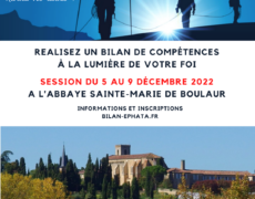 5-9 décembre : Première session de Bilans Ephata à l’abbaye de Boulaur