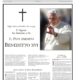 Mort d’un grand pape. Benoit XVI nous a quittés