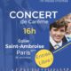 26 mars : Concert de l’Académie Musicale de Liesse à Paris